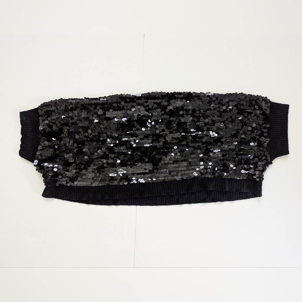 Black Sequined Shrug